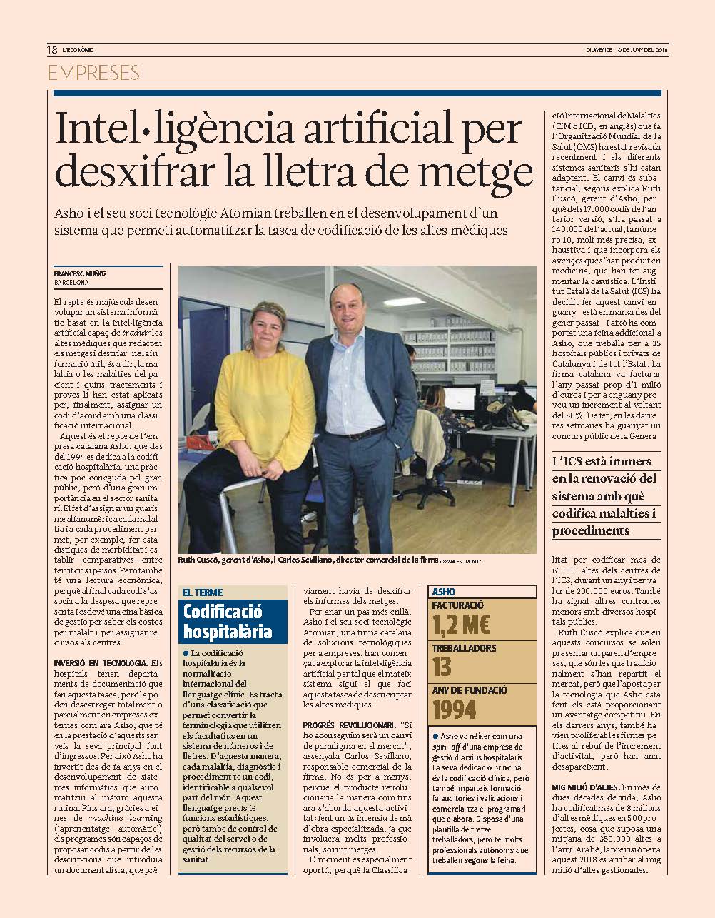 L’economic (El Punt Avui) Artículo off